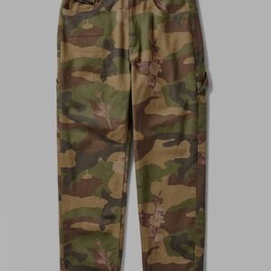 PRIMITIVE OSAKA CAMO CARPENTER PANT 32X32 NWT RARE CAMO PRINT